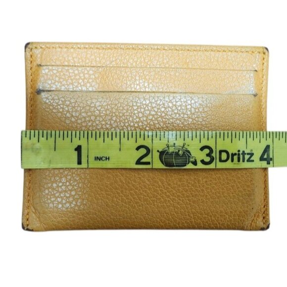 Longchamp Yellow Comfort Strappy SlideSlim Minimalist Wallet Authentic Longchamp - Picture 6 of 7